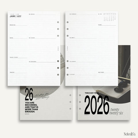 2026 Horizontal Weekly Complete Planner | WO2P