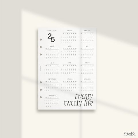 2025 Year at a glance dashboard | NO.2 - PDF