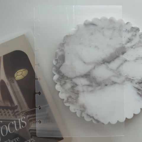 Clear Discbound covers - Half Letter
