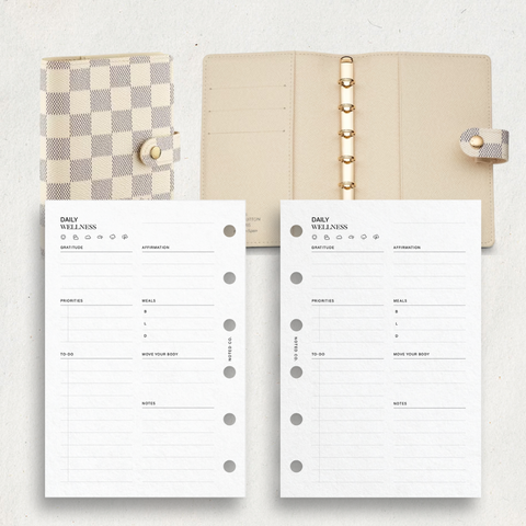 Daily Wellness Agenda - PDF