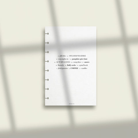 Fall Vibes - PDF