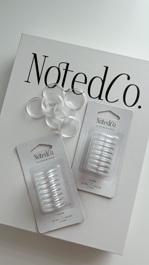 Clear Plastic Planner Discs