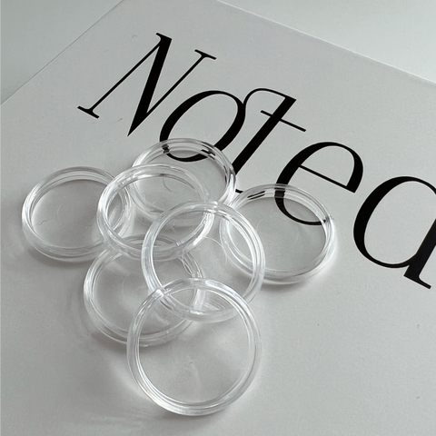 Clear Plastic Planner Discs