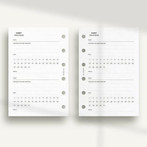 Pocket Habit Tracker - PDF