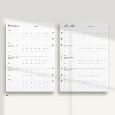 Monthly Habit Tracker