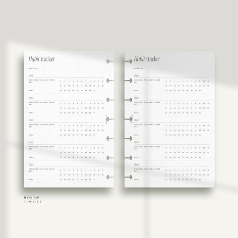 Monthly Habit Tracker