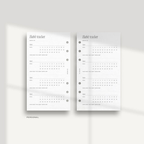 Monthly Habit Tracker