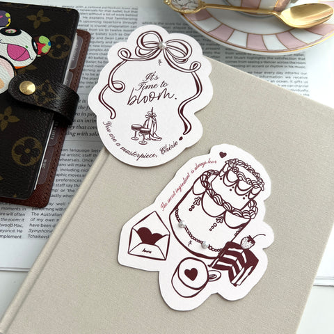'Love Notes' Journal Card Set - Printed 7 card set