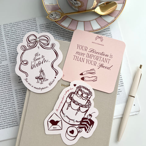 'Love Notes' Journal Card Set - Printed 7 card set
