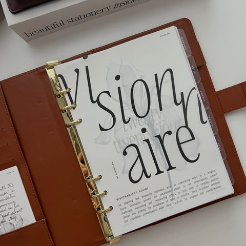 'Visionnaire' Vellum Dashboard