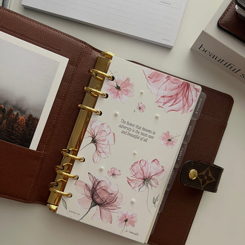 'Bloom in adversity' Velvet Dashboard