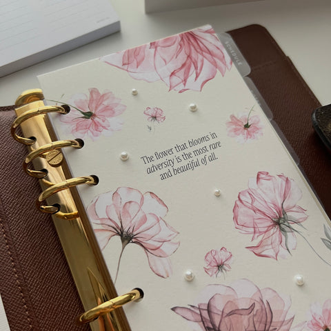 'Bloom in adversity' Velvet Dashboard