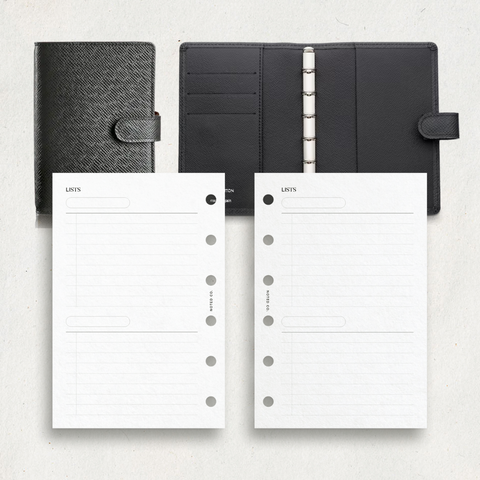 Lists Pocket Inserts - PDF