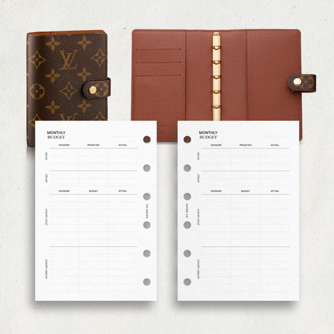 Pocket Monthly Budget - PDF