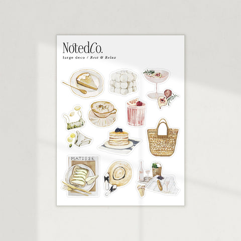 Rest & Relax - Deco Stickers