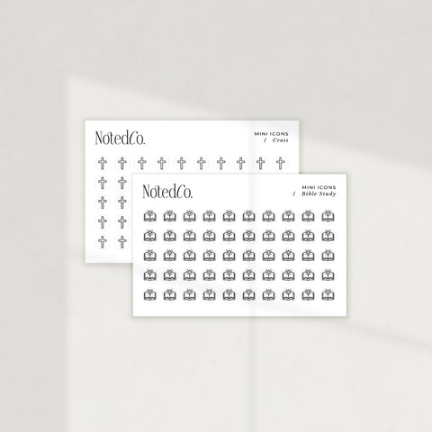 Bible Study - Mini Icon Set