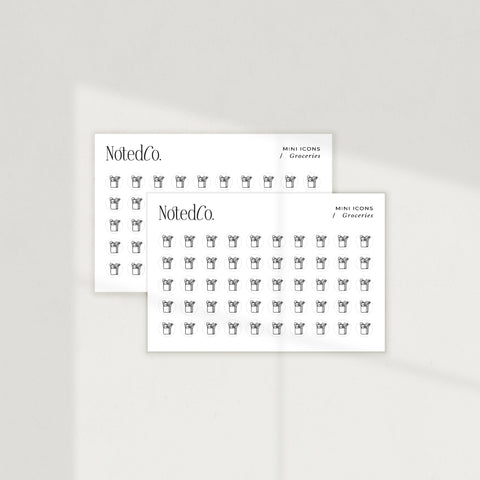Groceries - Mini Icons