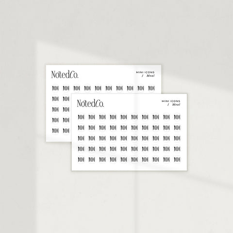 Meals - Mini Icons