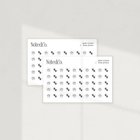 Pet / Paw Prints - Mini Icons