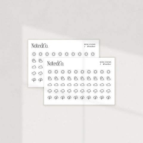 Weather - Mini Icons