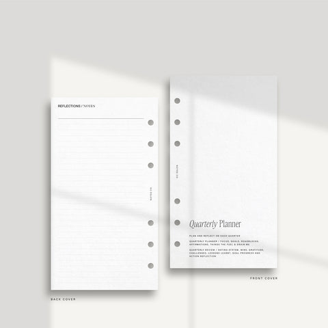 Quarterly Planner & Review Bundle | Planner & Checklist - PDF