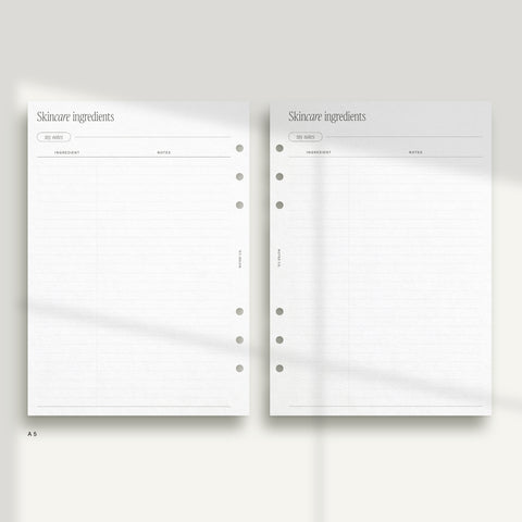 Skincare Journal