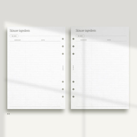 Skincare Journal - PDF