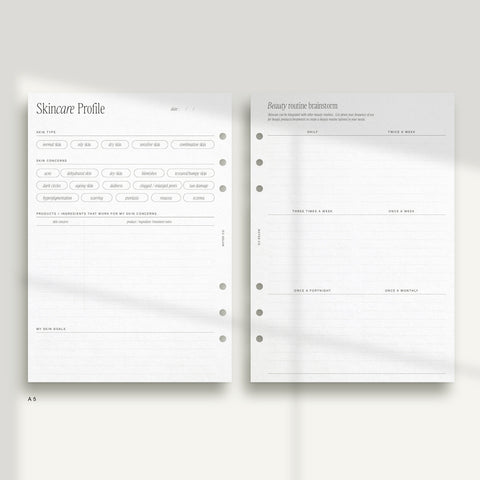 Skincare Journal - PDF