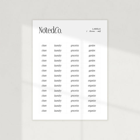 Home Stickers