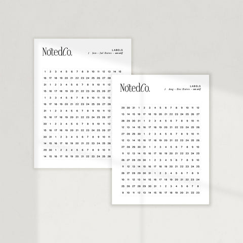 Date Stickers