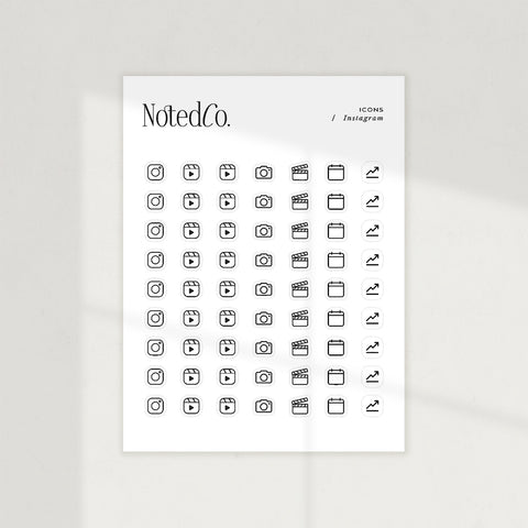 Instagram Icon Stickers