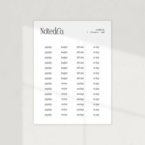 Finance Stickers