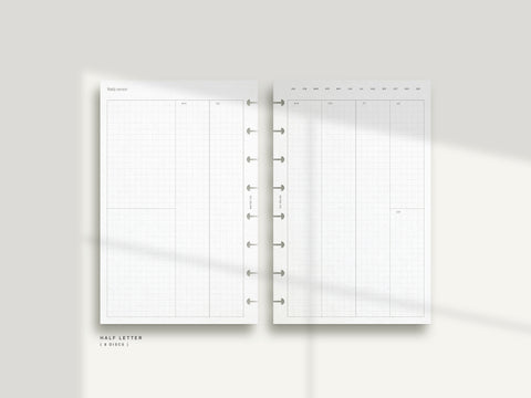 Vertical Weekly - Graph WO2P with split weekends - PDF