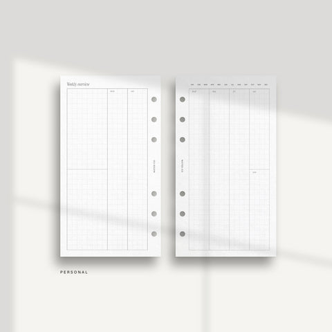 Vertical Weekly - Graph WO2P with split weekends
