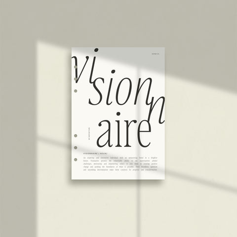 'Visionnaire' Vellum Dashboard