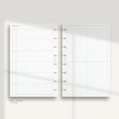 Horizontal Weekly - Graph WO2P with split weekends