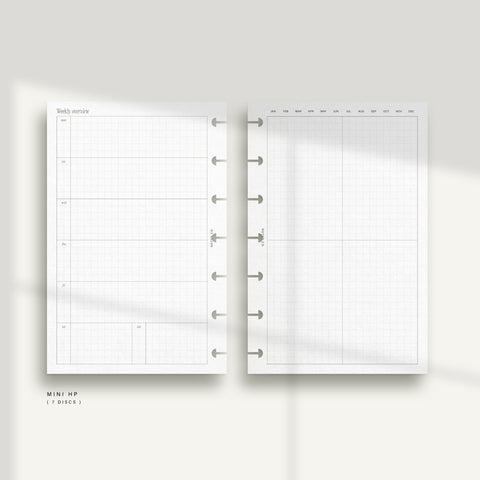 Horizontal Weekly - Graph WO2P with split weekends
