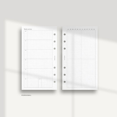 Horizontal Weekly - Graph WO2P with split weekends