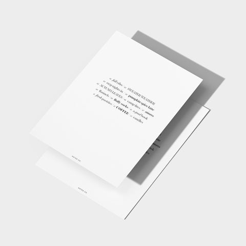 Fall Vibes - PDF