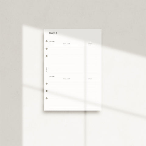 Wishlist - PDF