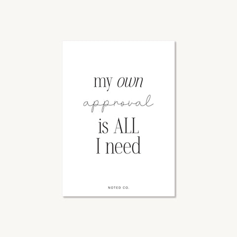 Self-love Journal Card Set - 4 Card Set