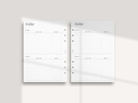 Wishlist - PDF