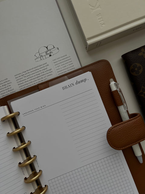 'Brain Dump' 2.0 Note Insert