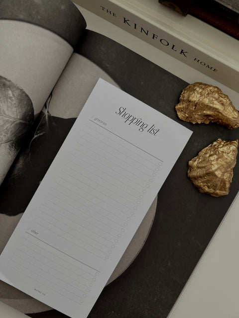 Shopping List Magnetic Note Pad