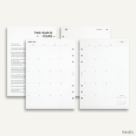 2026 Vertical Weekly Hourly Planner | WO2P - PDF