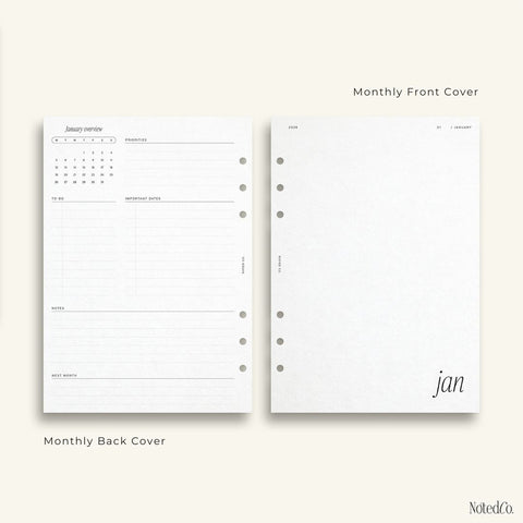 2026 Month on Two Pages |  MO2P - PDF