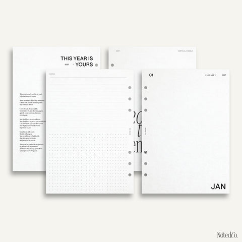 2027 Horizontal Weekly Complete Planner | WO2P - PDF