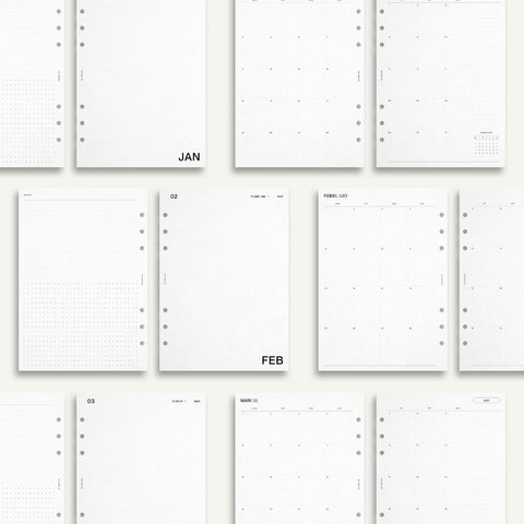 2027 Month on Two Pages |  MO2P - PDF