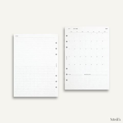 2027 Week on One Page Planner | WO1P - PDF
