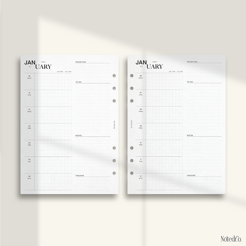 2025 Week on One Page Planner | WO1P